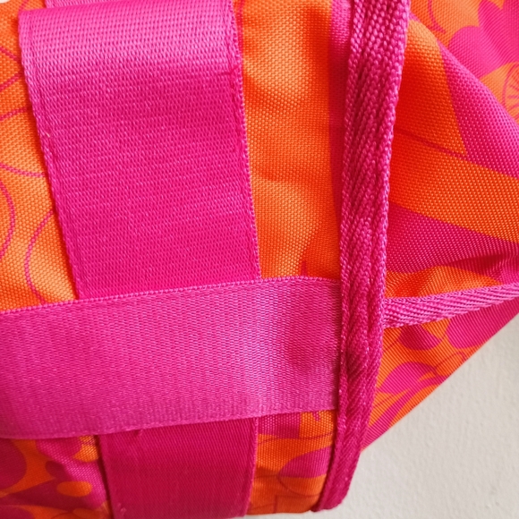NWOT Amika Pink and Orange Tote Bag - Picture 4 of 6